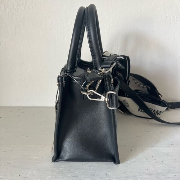 Steve Madden BNIKO-D Denim Tote Crossbody Bag - Blue/Black - NEW!! - Picture 8 of 15